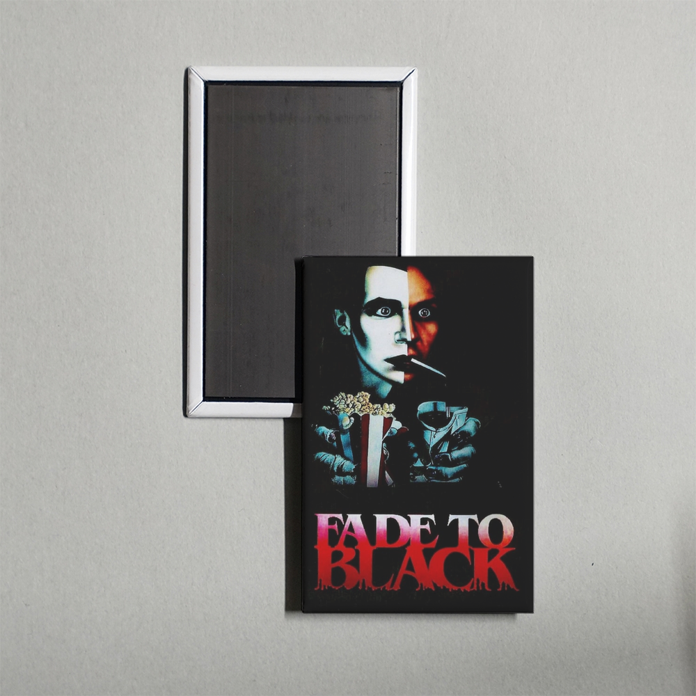 Fade to Black Mini Movie Fridge Magnet