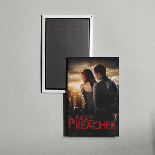 Fake Preacher Mini Movie Fridge Magnet