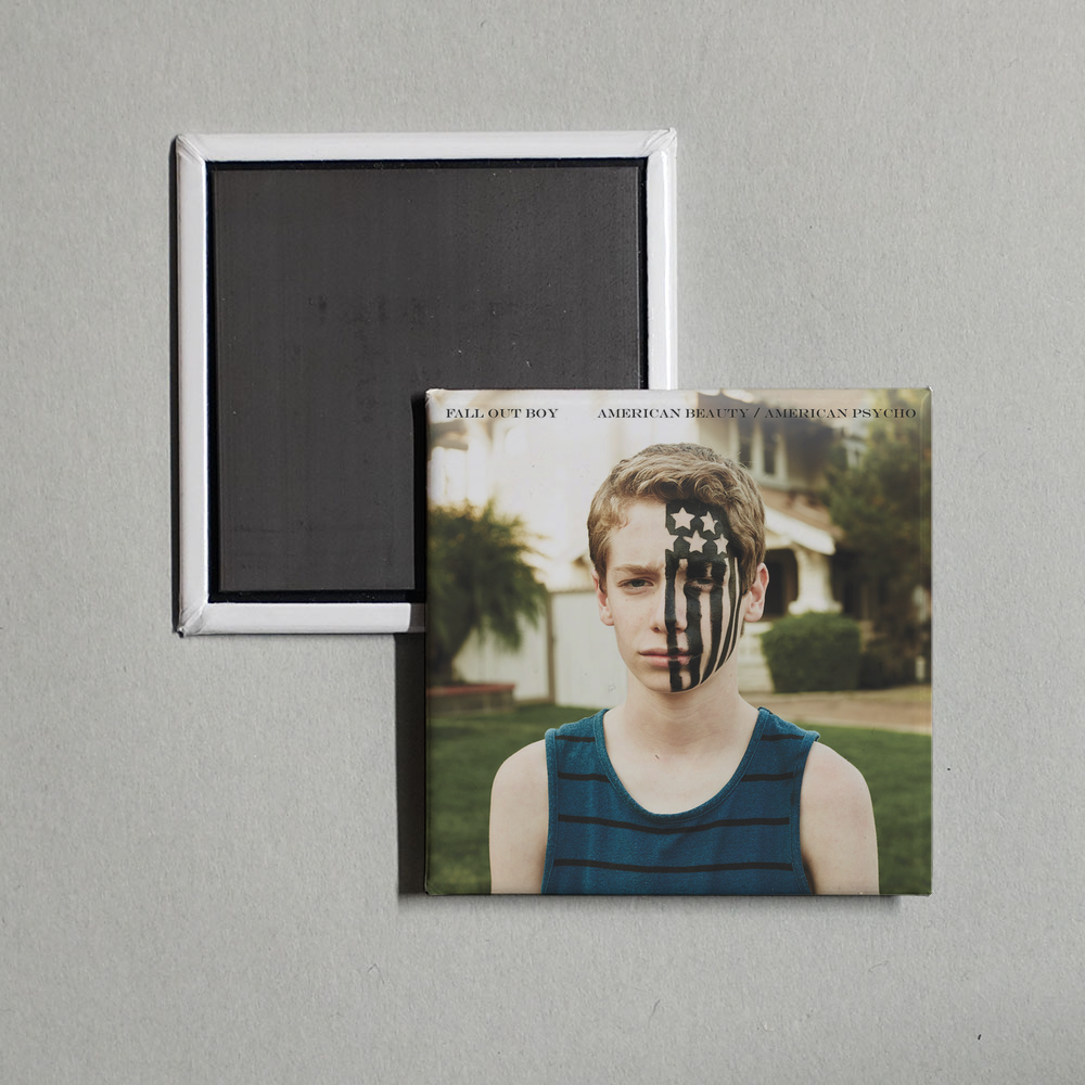 Fall Out Boy - American BeautyAmerican Psycho Album Cover Fridge Magnet