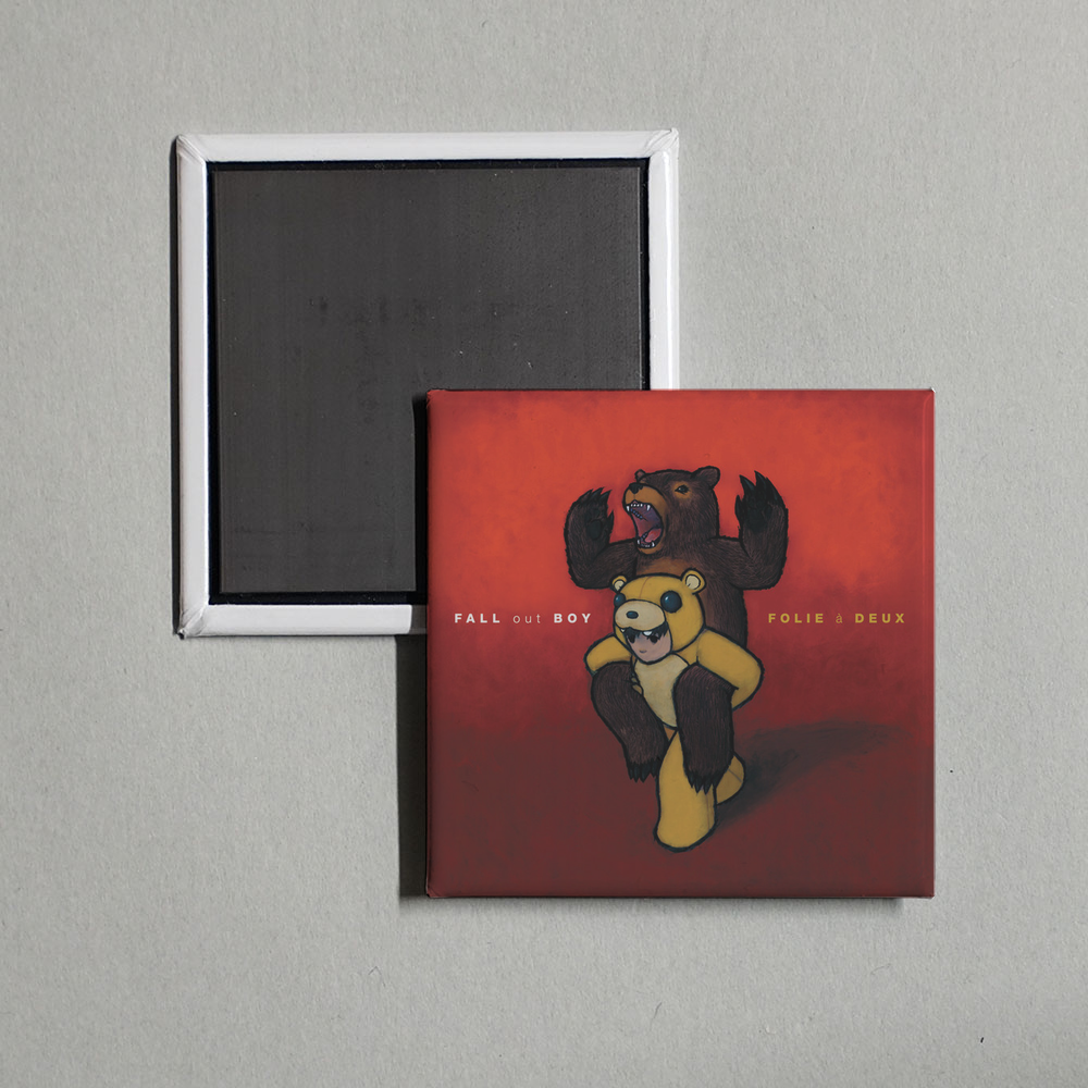 Fall Out Boy - Folie à Deux Album Cover Fridge Magnet