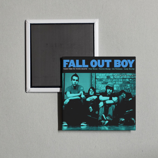 Fall Out Boy - Take This to Your Grave Album Cover Fridge Magnet