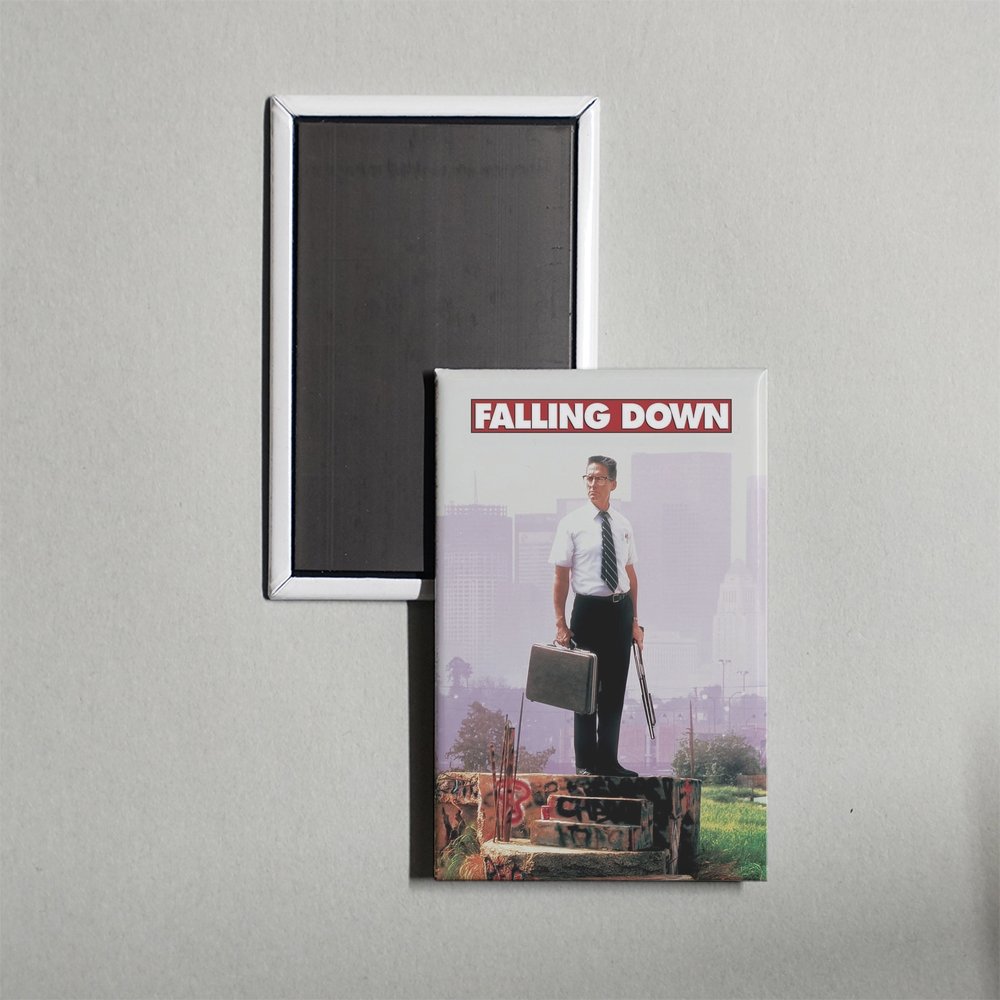 Falling Down Mini Movie Fridge Magnet