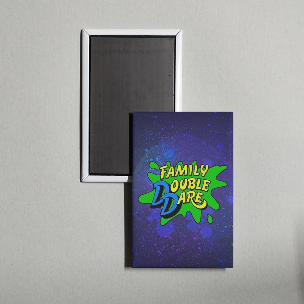 Family Double Dare TV Show Fridge Magnet