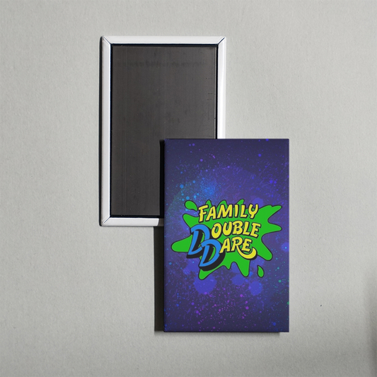 Family Double Dare TV Show Fridge Magnet