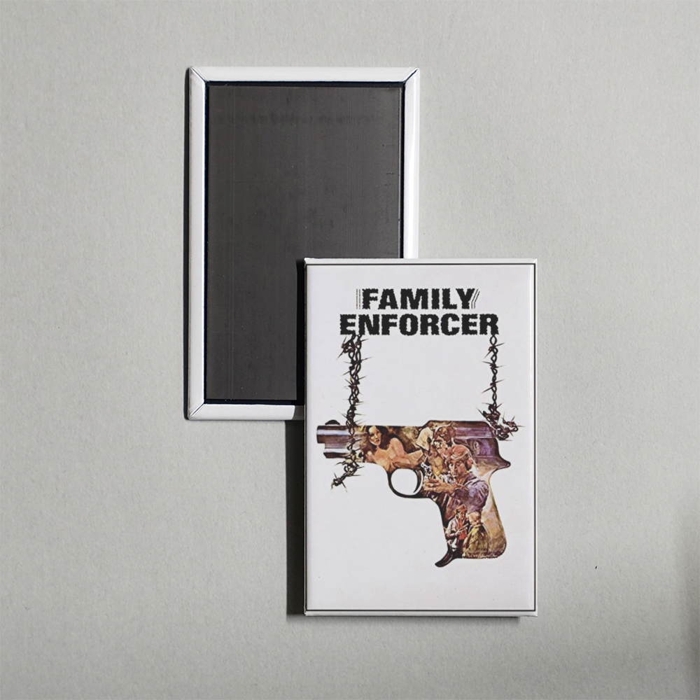 Family Enforcer Mini Movie Fridge Magnet
