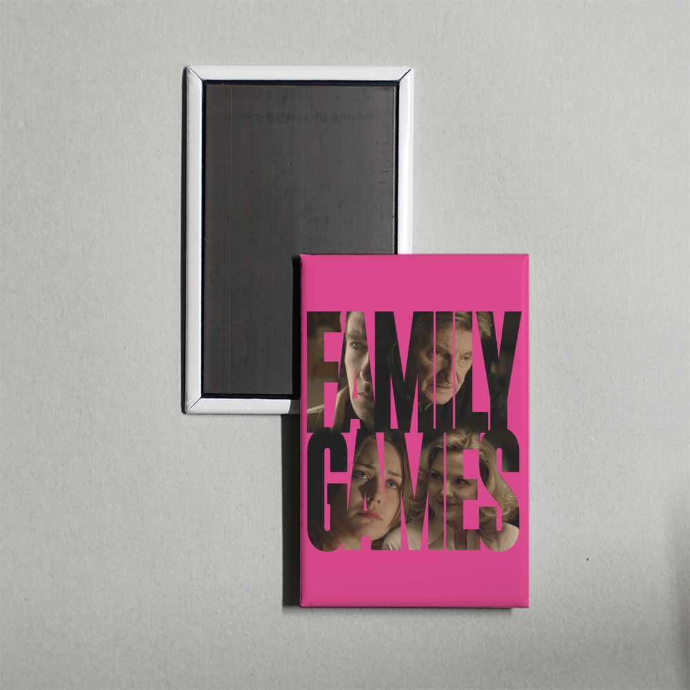 Family Games Mini Movie Fridge Magnet