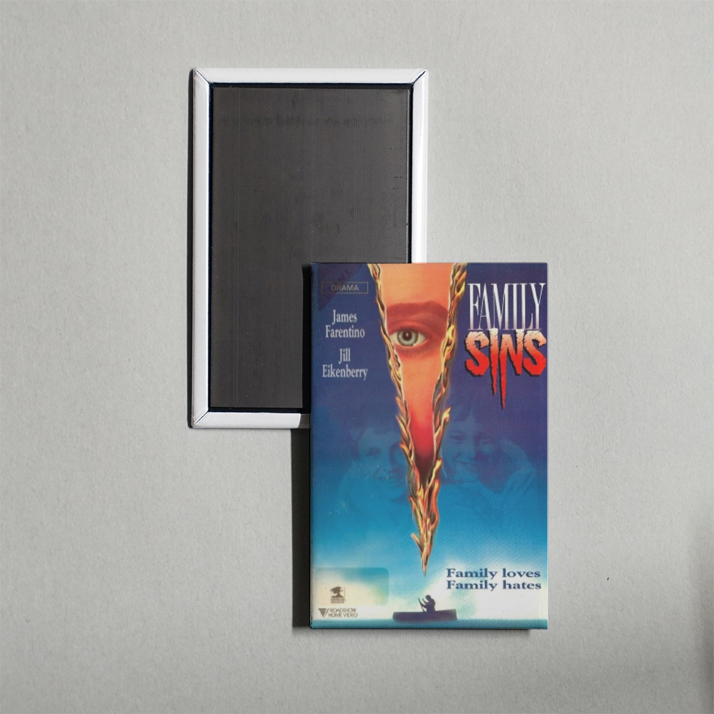 Family Sins Mini Movie Fridge Magnet