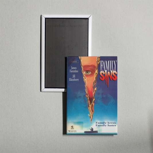 Family Sins Mini Movie Fridge Magnet