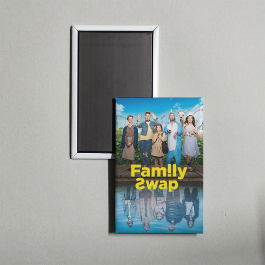 Family Swap Mini Movie Fridge Magnet