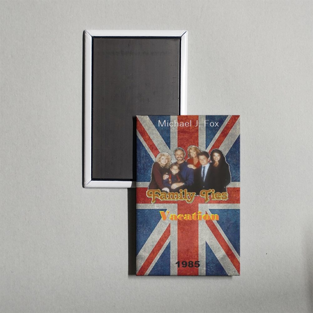 Family Ties Vacation Mini Movie Fridge Magnet