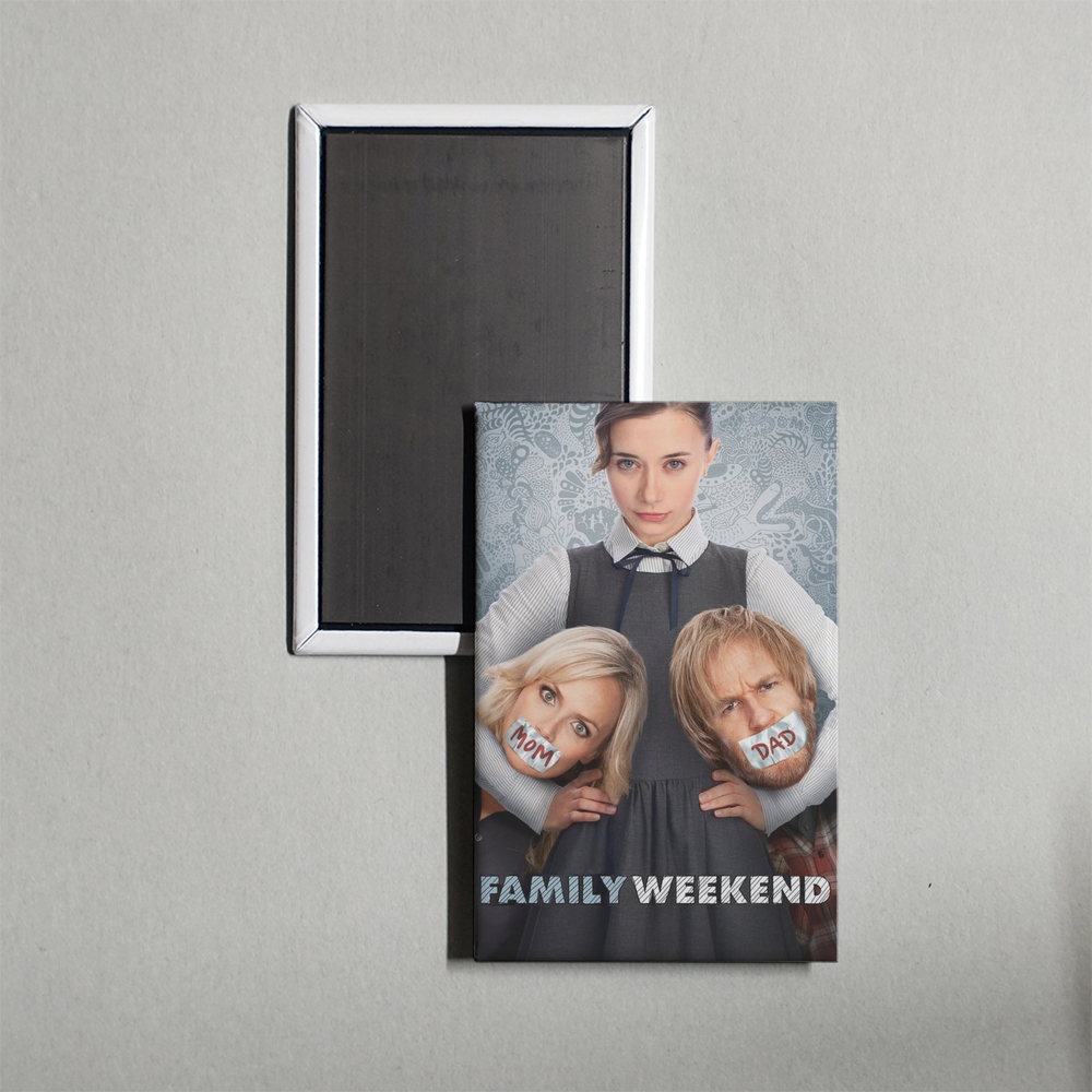 Family Weekend Mini Movie Fridge Magnet