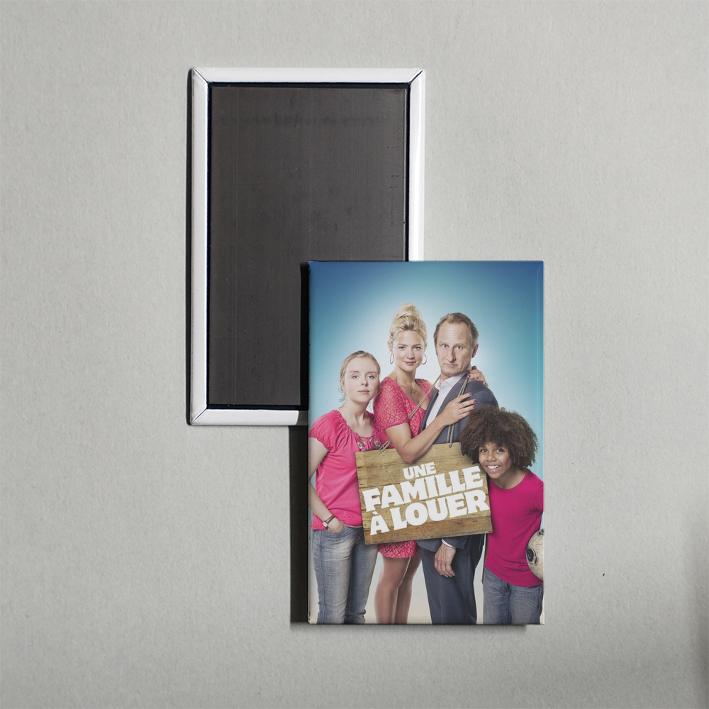 Family for Rent Mini Movie Fridge Magnet