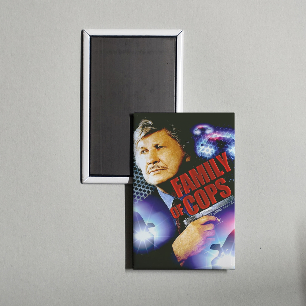 Family of Cops Mini Movie Fridge Magnet