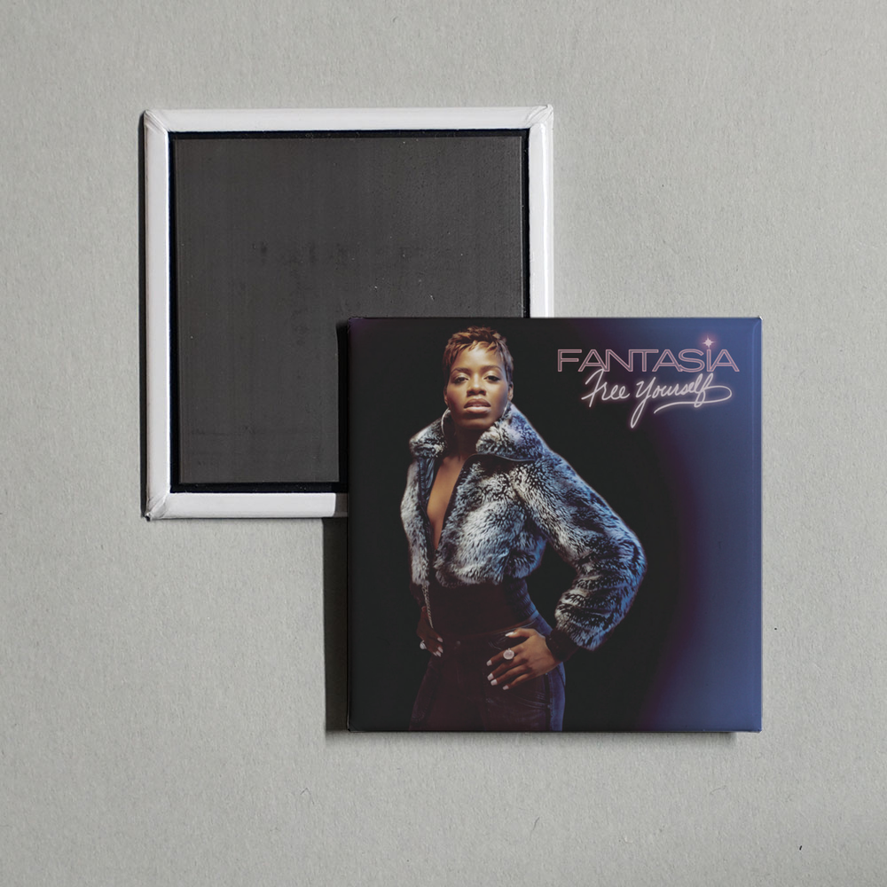 Fantasia - Free Yourself Album Cover Fridge Magnet