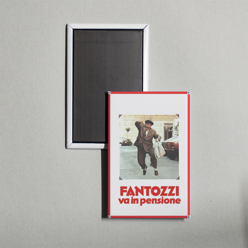 Fantozzi Retires Mini Movie Fridge Magnet