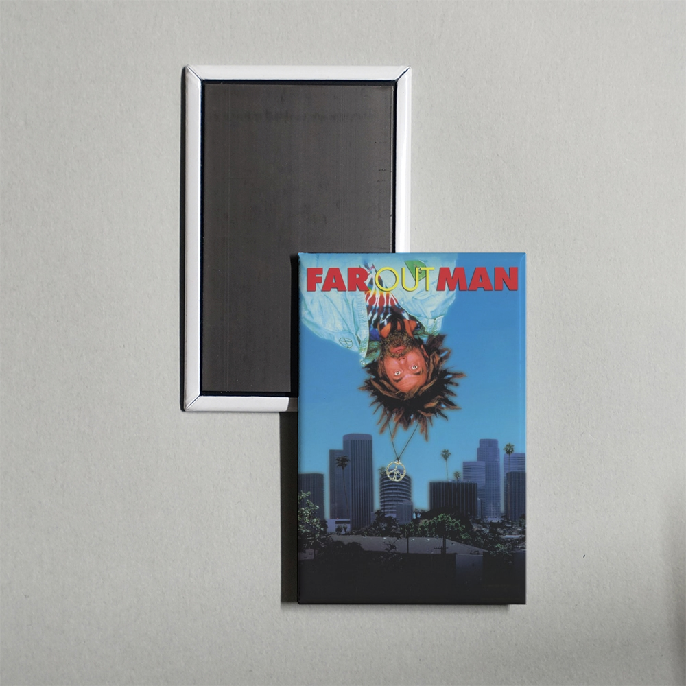 Far Out Man Mini Movie Fridge Magnet