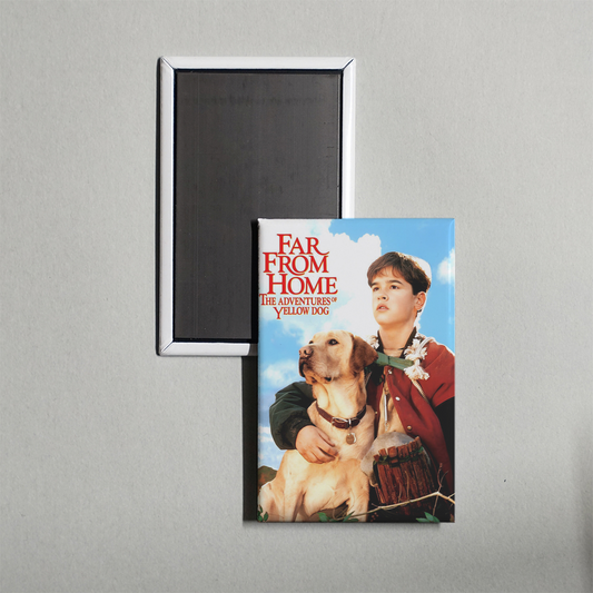 Far from Home The Adventures of Yellow Dog Mini Movie Fridge Magnet