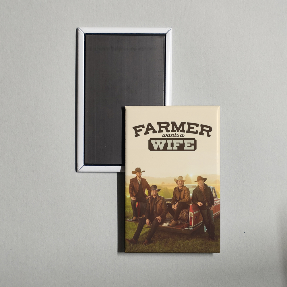 Farmer Wants a Wife TV Show Fridge Magnet