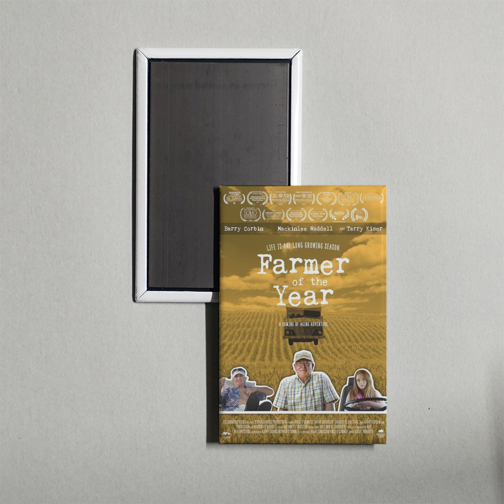 Farmer of the Year Mini Movie Fridge Magnet