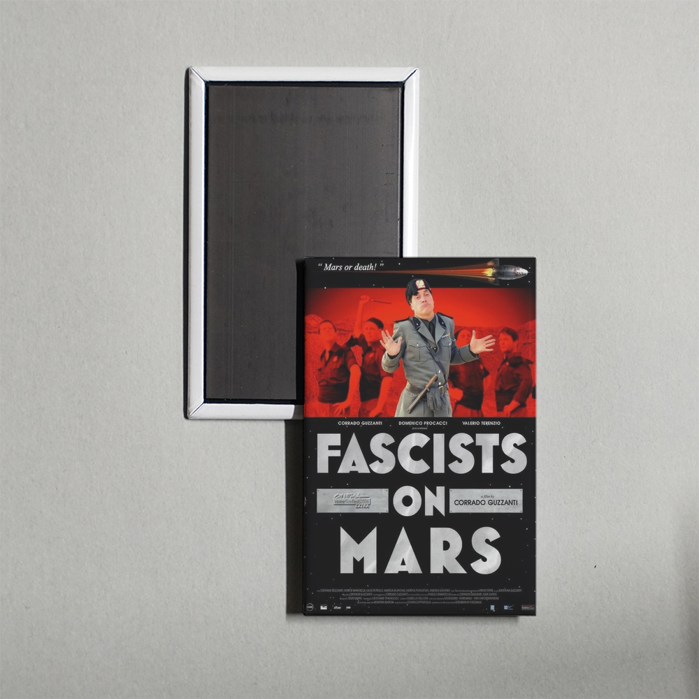 Fascists on Mars Mini Movie Fridge Magnet