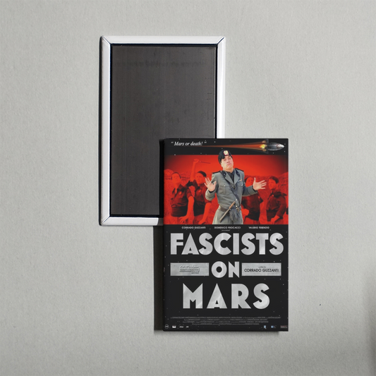 Fascists on Mars Mini Movie Fridge Magnet