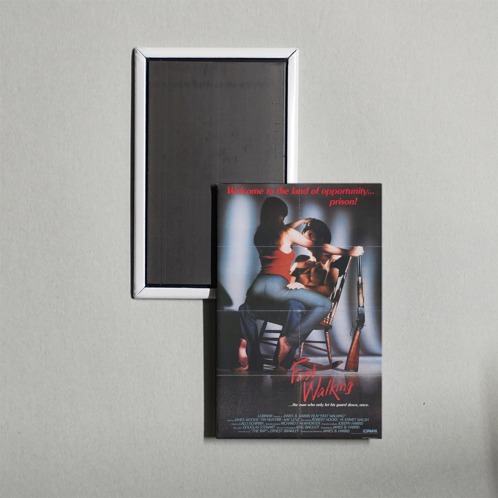 Fast-Walking Mini Movie Fridge Magnet