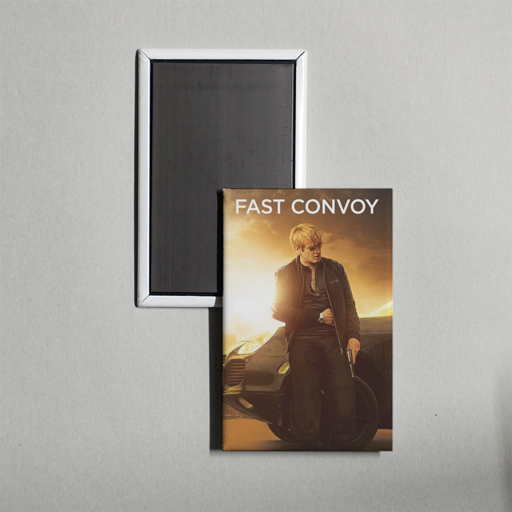 Fast Convoy Mini Movie Fridge Magnet