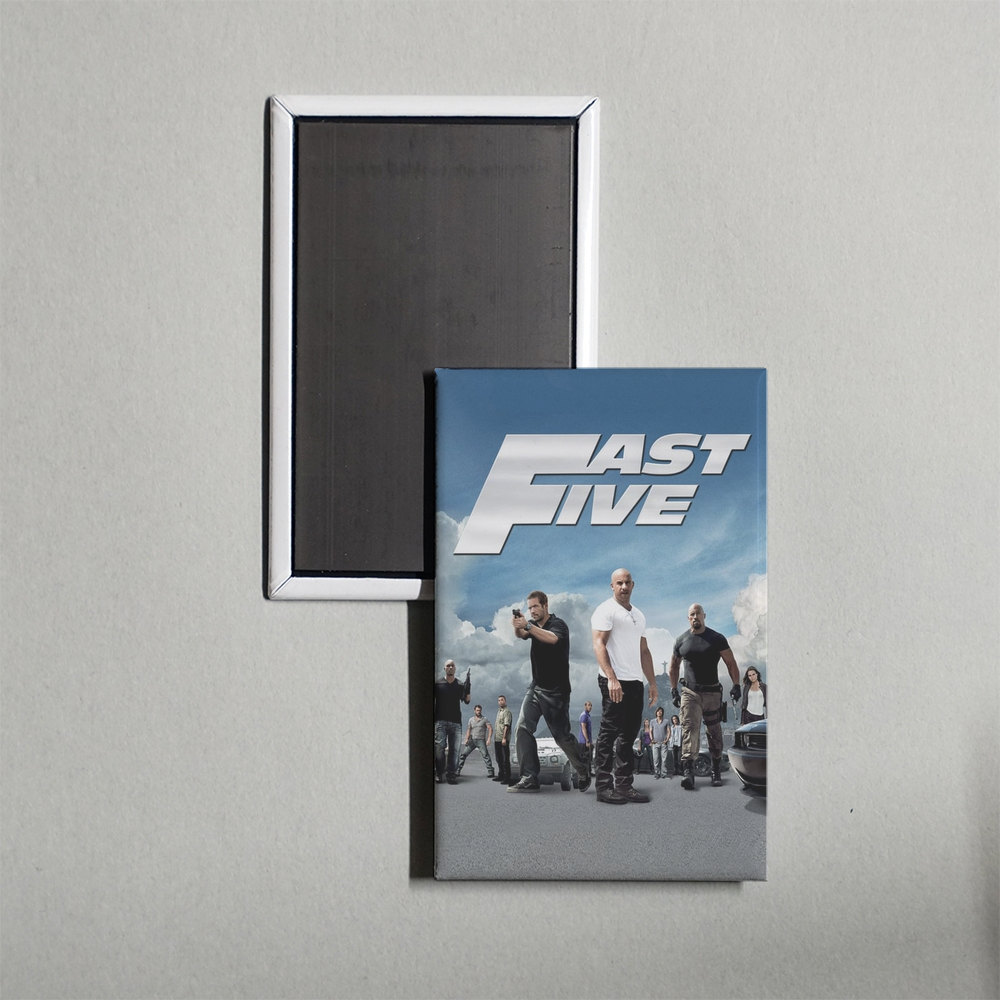 Fast Five Mini Movie Fridge Magnet