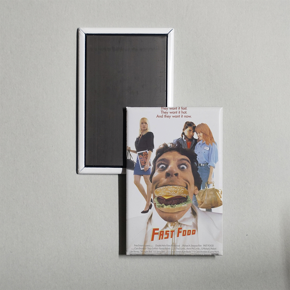 Fast Food Mini Movie Fridge Magnet