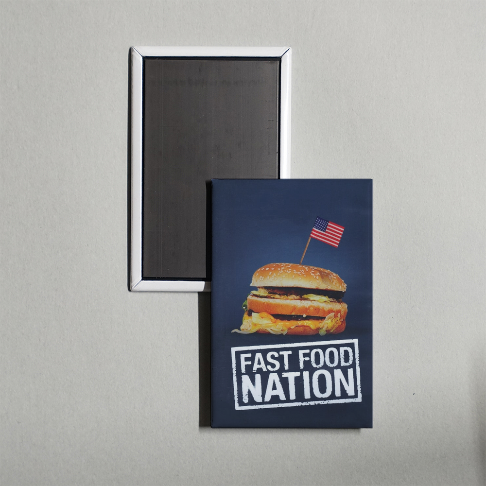 Fast Food Nation Mini Movie Fridge Magnet