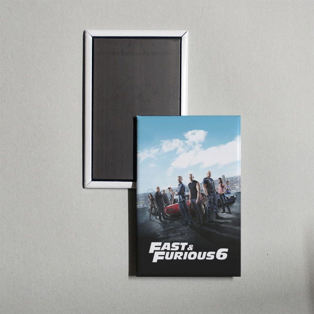 Fast & Furious 6 Mini Movie Fridge Magnet