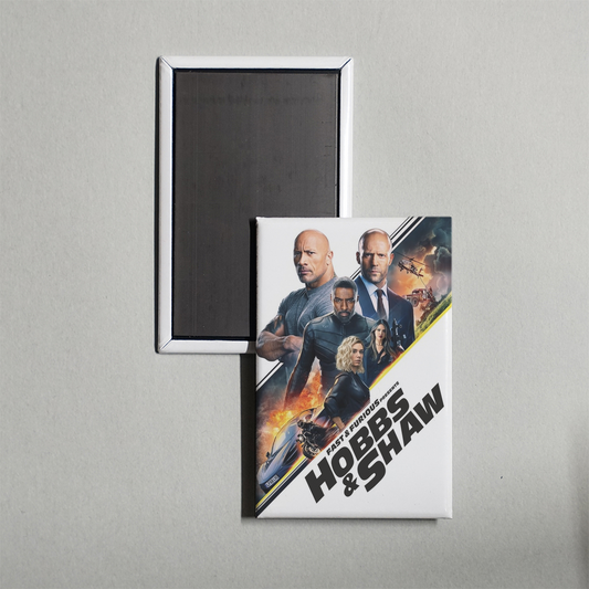 Fast & Furious Presents Hobbs & Shaw Mini Movie Fridge Magnet