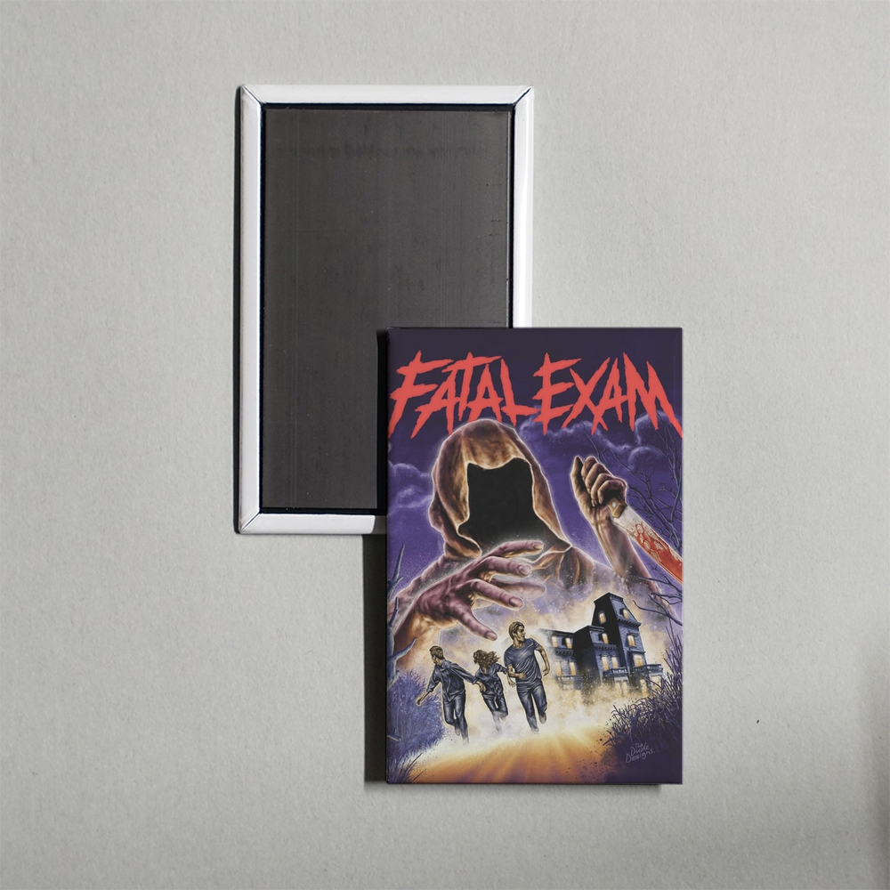 Fatal Exam Mini Movie Fridge Magnet