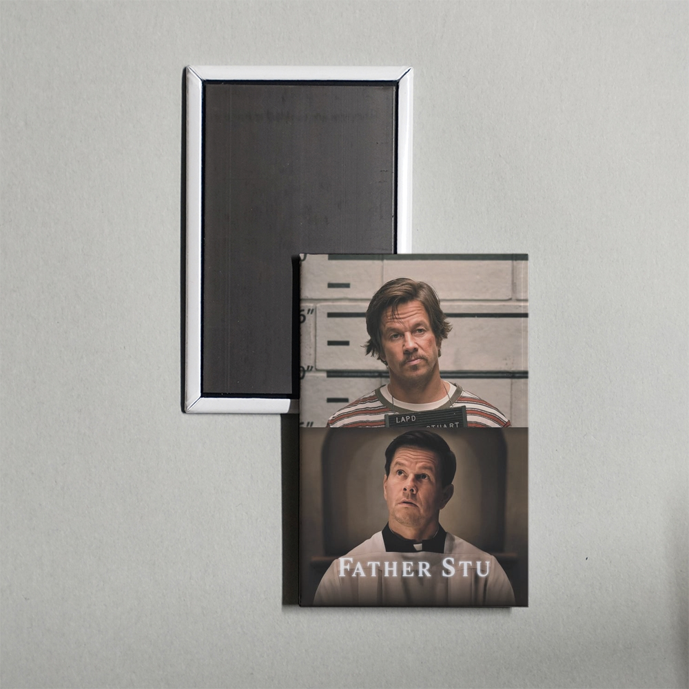 Father Stu Mini Movie Fridge Magnet