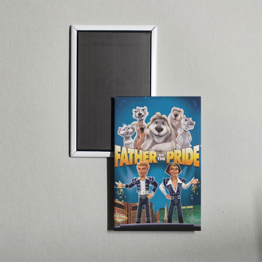 Father of the Pride TV Show Fridge Magnet