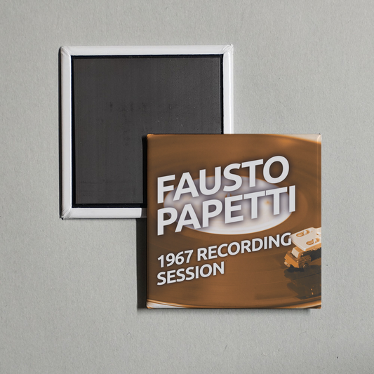 Fausto Papetti - Fausto Papetti - 1967 Recording Session Album Cover Fridge Magnet
