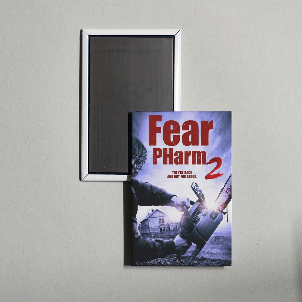 Fear PHarm 2 Mini Movie Fridge Magnet