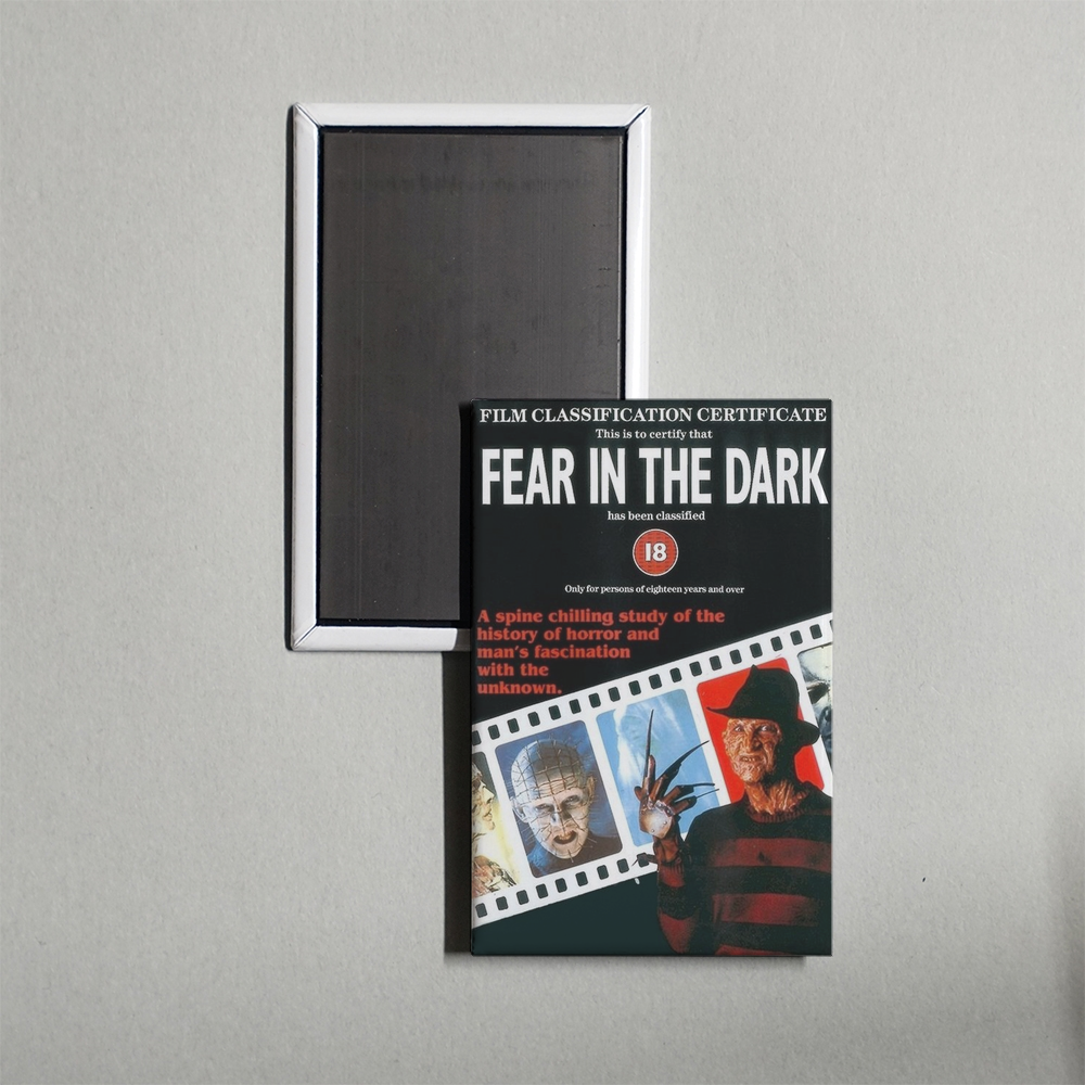 Fear in the Dark Mini Movie Fridge Magnet