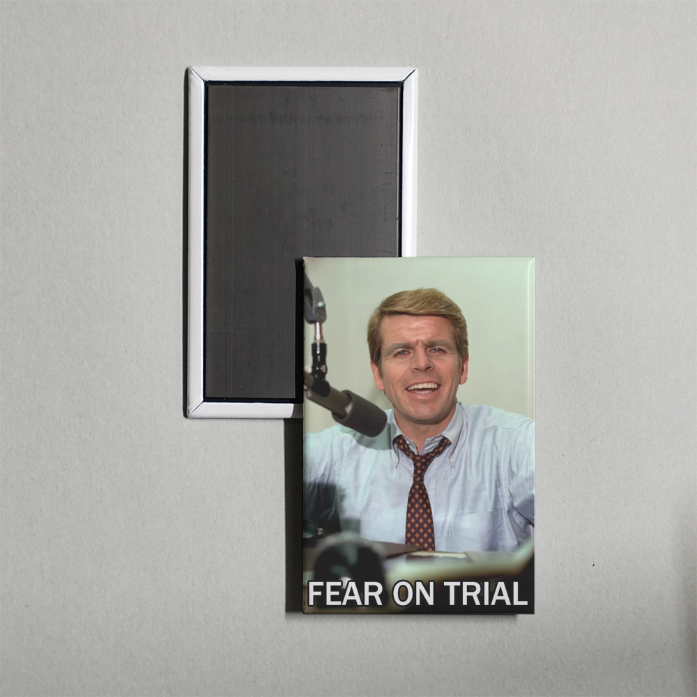 Fear on Trial Mini Movie Fridge Magnet