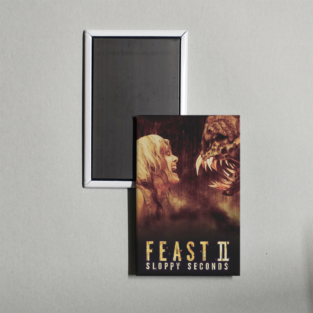 Feast II Sloppy Seconds Mini Movie Fridge Magnet