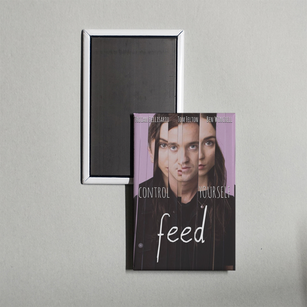 Feed Mini Movie Fridge Magnet