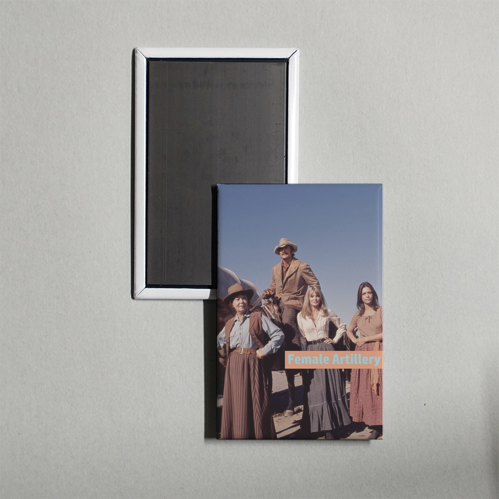 Female Artillery Mini Movie Fridge Magnet