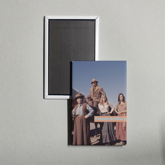 Female Artillery Mini Movie Fridge Magnet