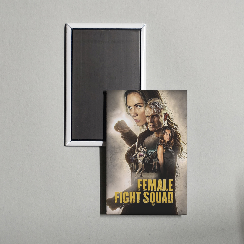 Female Fight Squad Mini Movie Fridge Magnet