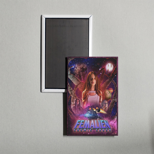 Femalien Cosmic Crush Mini Movie Fridge Magnet