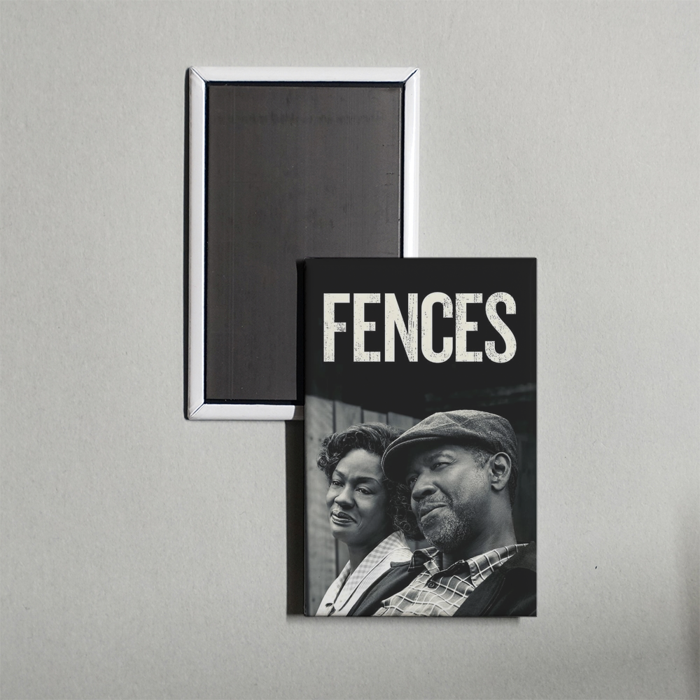 Fences Mini Movie Fridge Magnet