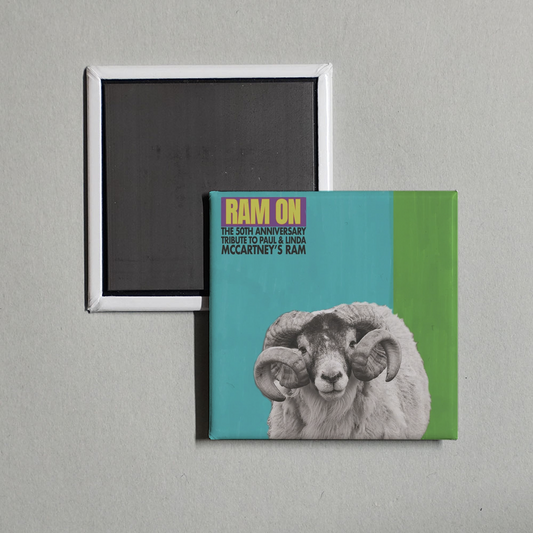 Fernando Perdomo - RAM ON The 50th Anniversary Tribute to Paul and Linda McCartney's RAM Album Cover Fridge Magnet