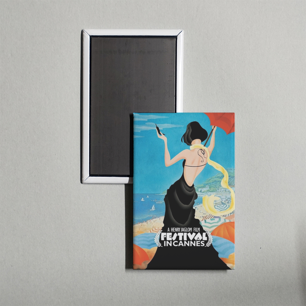 Festival in Cannes Mini Movie Fridge Magnet
