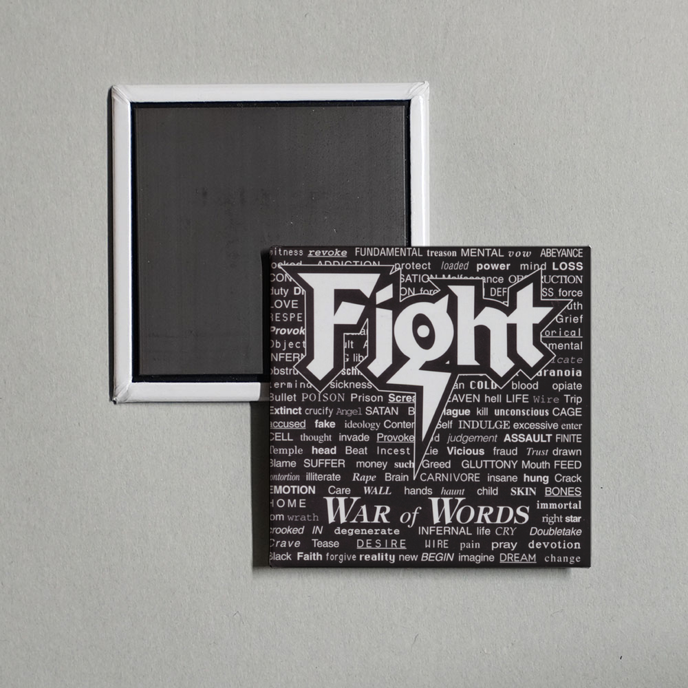 Fight - War Of Words Album Cover Fridge Magnet