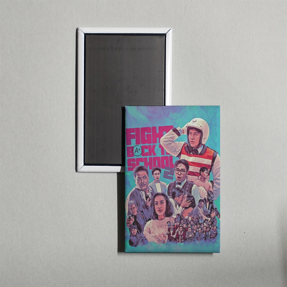 Fight Back to School 2 Mini Movie Fridge Magnet